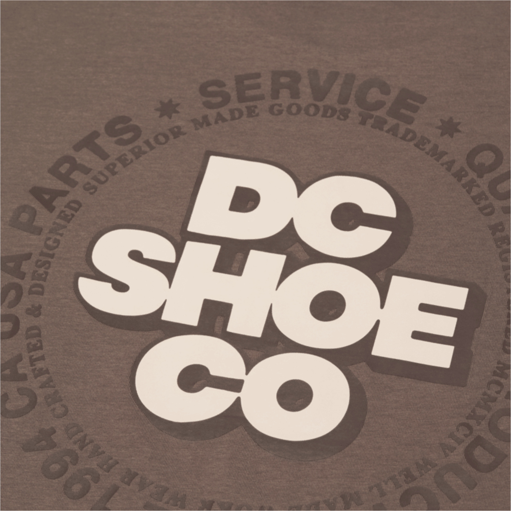 2026 DC Shoes Mens Work Circle T-Shirt EDYZT04495 - Morel